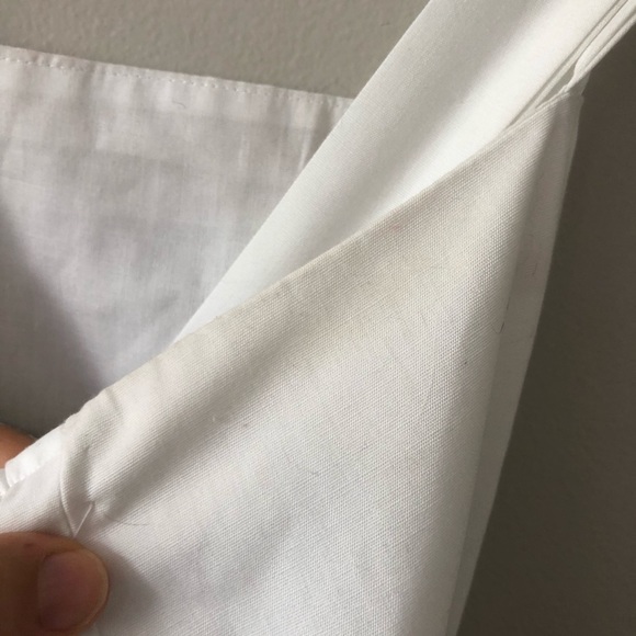 *SOLD* Vintage red white monstera print day dress - Picture 13 of 16